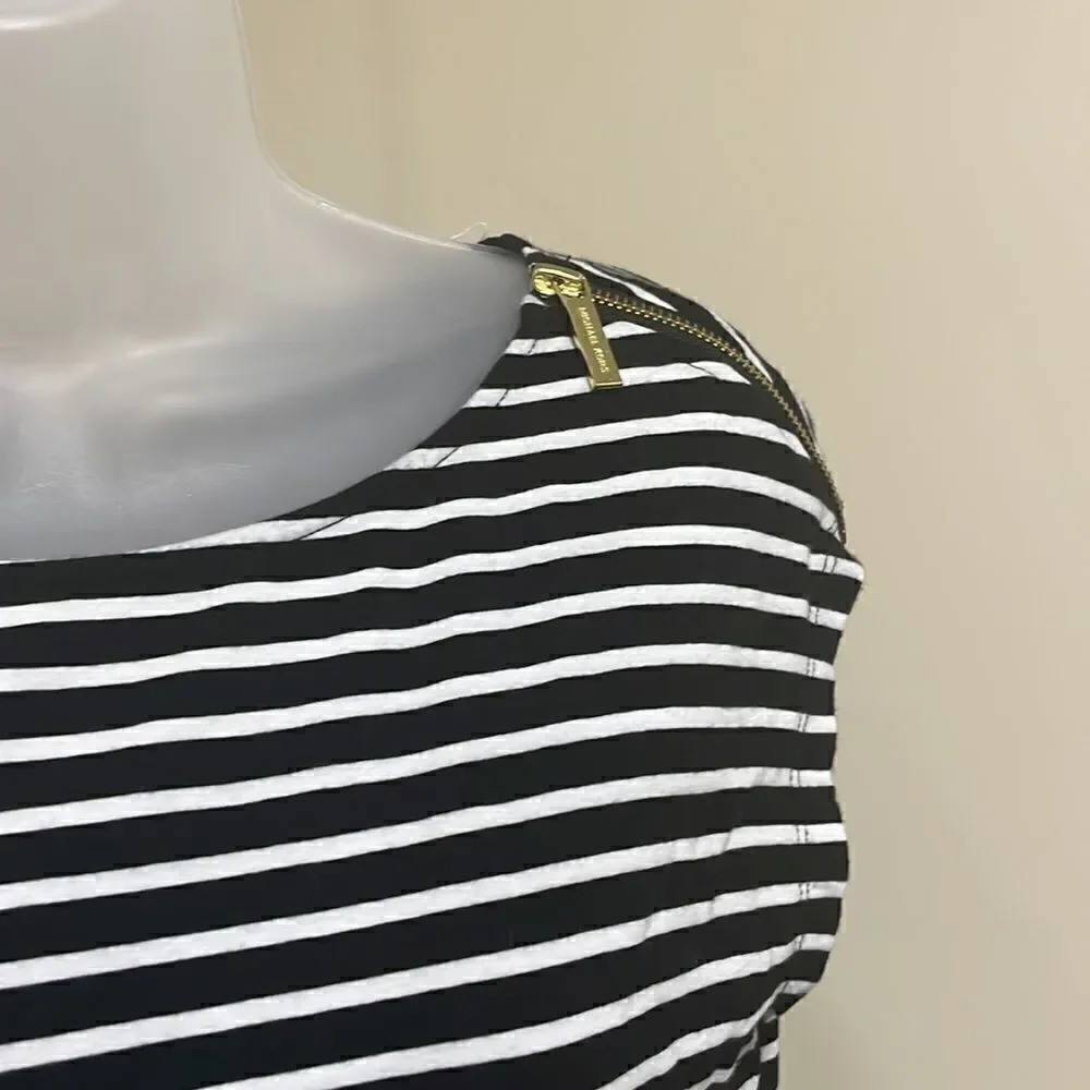 NWOT Michael Kors Striped Dress with elastic waist.  Size S small 4/6